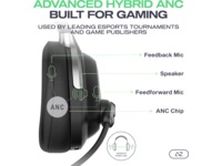 Acezone A-Spire trådløst gamingheadset -B-Grade Demo headset