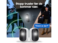 Arlo Essential 3 HD utendørs overvåkningskamera 2-pakning Overvåkningskameraer