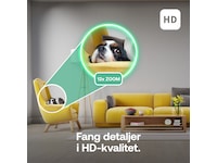 Arlo Essential 3 HD PTZ innendørs overvåkningskamera 2-pakning Overvåkningskameraer