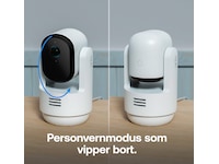 Arlo Essential 3 HD PTZ innendørs overvåkningskamera 2-pakning Overvåkningskameraer