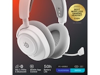 SteelSeries Arctis Nova 7 Gen 2 Trådløst Gamingheadset (hvit) -B-Grade Demo headset