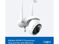 TP-Link Tapo C665G KIT solcelledrevet Wi-Fi/4G sikkerhetskamera Overvåkningskameraer