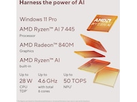 ASUS Zenbook 14 UM3406GA 14" WUXGA Touch (Jade sort) PC - Bærbar / laptop