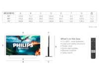 Philips 65" MLED810/12 QD Smart MiniLed TV (2025) -B-Grade Demo TV/projektor