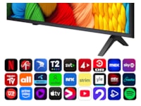 LG 43" NANO80 AI 4K NanoCell Smart TV (2025) + lydplanke 60 - 69 tommer TV