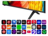 LG 55" NANO80 AI 4K NanoCell Smart TV (2025) + lydplanke 60 - 69 tommer TV