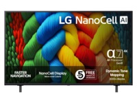 LG 50" NANO80 AI 4K NanoCell Smart TV (2025) + lydplanke 60 - 69 tommer TV