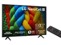 LG 50" NANO80 AI 4K NanoCell Smart TV (2025) + lydplanke 60 - 69 tommer TV