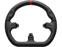 Asetek Closed D sort skinnkant Ratt & pedaler