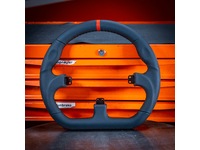 Asetek Closed D sort skinnkant Ratt & pedaler