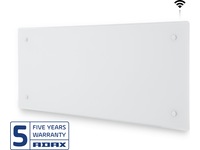 Adax Clea WiFi panelovn glass 1000W, 2-pakning (hvit) Panelovner