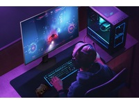 LG 27" UltraGear gamingskjerm 27GX704A Skjermer