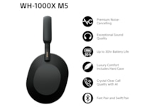 Sony WH-1000XM5 trådløse hodetelefoner, Over-Ear (sort) + WF-510 Buds Hodetelefoner