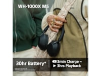 Sony WH-1000XM5 trådløse hodetelefoner, Over-Ear (blå) + WF-510 Buds Hodetelefoner