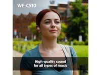 Sony WH-1000XM5 trådløse hodetelefoner, Over-Ear (blå) + WF-510 Buds Hodetelefoner