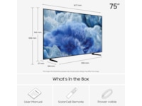 Samsung 75" Q8FA QLED 4K Smart TV (2025) -B-Grade Demo TV/projektor