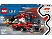 LEGO City F1 pitstopp & pitteam med Ferrari bil 60443 LEGO