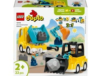 LEGO DUPLO Town 3 i 1 Byggekjøretøy 10475 LEGO