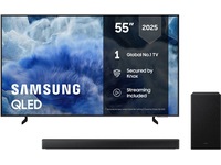 Samsung 55" Q8FA QLED 4K Smart TV (2025) + lydplanke 50 - 59 tommer TV