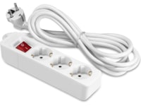 ON 3-veis strømforgrener 3m 2-pack Skjøtekabel & forgrener