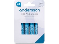 Andersson AAA batteri, 2x4-pk Batterier til generell bruk