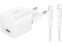 Belkin 25W USB-C Vegglader (hvit) Mobilladere