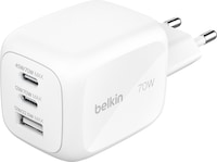 Belkin BoostCharge Pro GaN 70W vegglader + reiseadapter Mobilladere