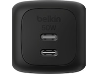 Belkin Dual USB-C PD GaN vegglader (sort) Mobilladere