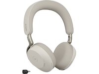 Jabra Evolve3 75 Link390c MS Stereo (varm grå) Hodesett, trådløse