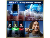 Oral-B iO9 elektrisk tannbørste Duo-pack (sort og rosa) Tannbørstehoder