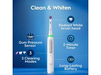 Oral-B iO3 elektrisk tannbørste (hvit) Tannbørstehoder
