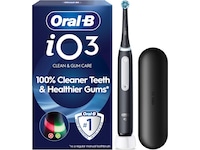 Oral-B iO3 elektrisk tannbørste (sort) Tannbørstehoder