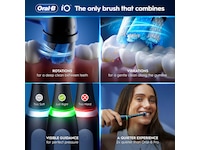 Oral-B iO3 elektrisk tannbørste (sort) Tannbørstehoder