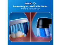 Oral-B iO 2 elektrisk tannbørste (Night Black) Tannbørstehoder