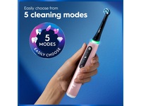 Oral-B iO5 elektrisk tannbørste (rosa) Tannbørstehoder