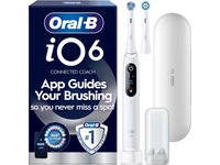 Oral-B iO6 elektrisk tannbørste (hvit) Tannbørstehoder