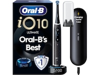 Oral-B iO10 elektrisk tannbørste (sort) Tannbørstehoder