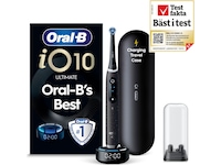 Oral-B iO10 elektrisk tannbørste (sort) Tannbørstehoder