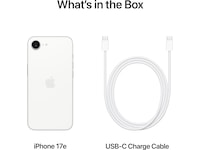 iPhone 17e 256GB (hvit) Mobiltelefoner
