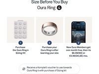 Oura Ring 4 Smart Ring str. 5 (rosegull) -B-Grade Demo tilbehør til mobiler & klokker