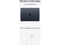 MacBook Air 15" M5 (2026) 1TB (midnatt) PC - Bærbar / laptop