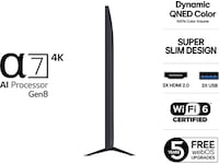 LG 75'' QNED7E AI 4k Smart TV 75QNED7EA6B (2025) -B-Grade Demo TV/projektor