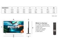 Philips 65" MLED810/12 QD Smart MiniLed TV (2025) -B-Grade Demo TV/projektor