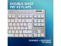 Logitech G915 X Lightspeed TKL Trådløst Gamingtastatur (hvit) -B-Grade Demo tastatur