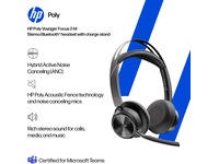 Poly Voyager Focus 2 MS USB-C Headset med ladestativ -B-Grade Demo headset