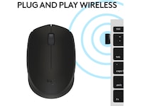 Logitech B170 Trådløs Mus Sort Mus