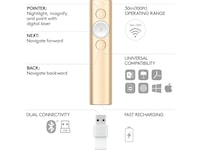 Logitech Spotlight Presentation Gold Presenter