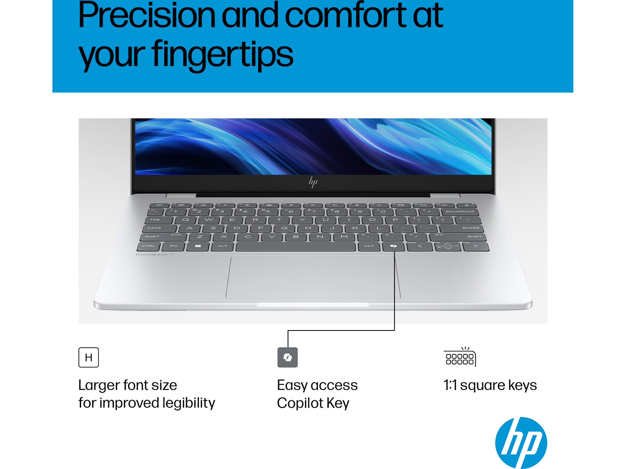 HP OmniBook 7 AI 14-fr0071no 14" 2K OLED PC - Bærbar / laptop