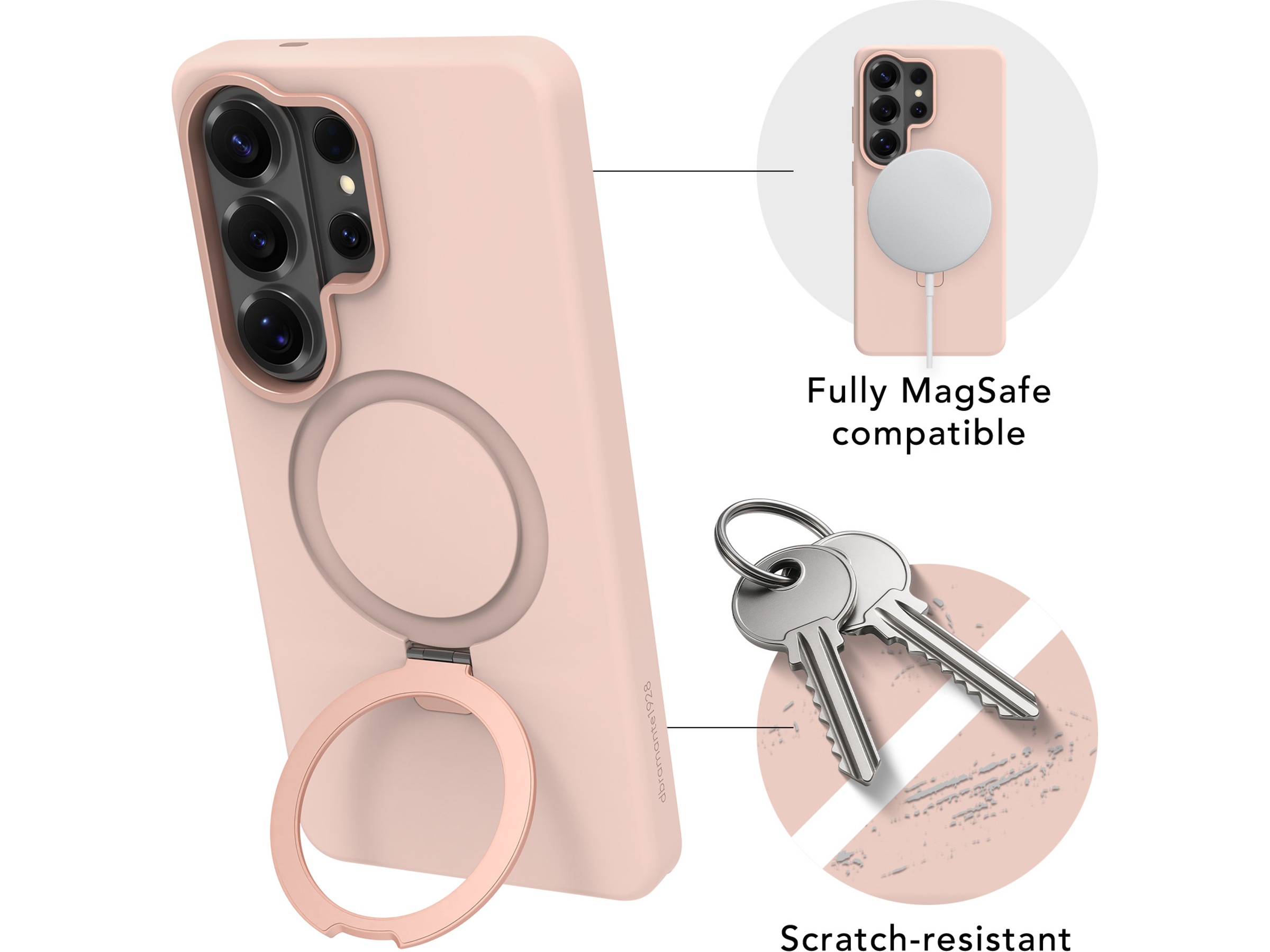 dbramante1928 Galaxy S26 Ultra Roskilde ICON deksel (pink sand) Deksel til mobiltelefon