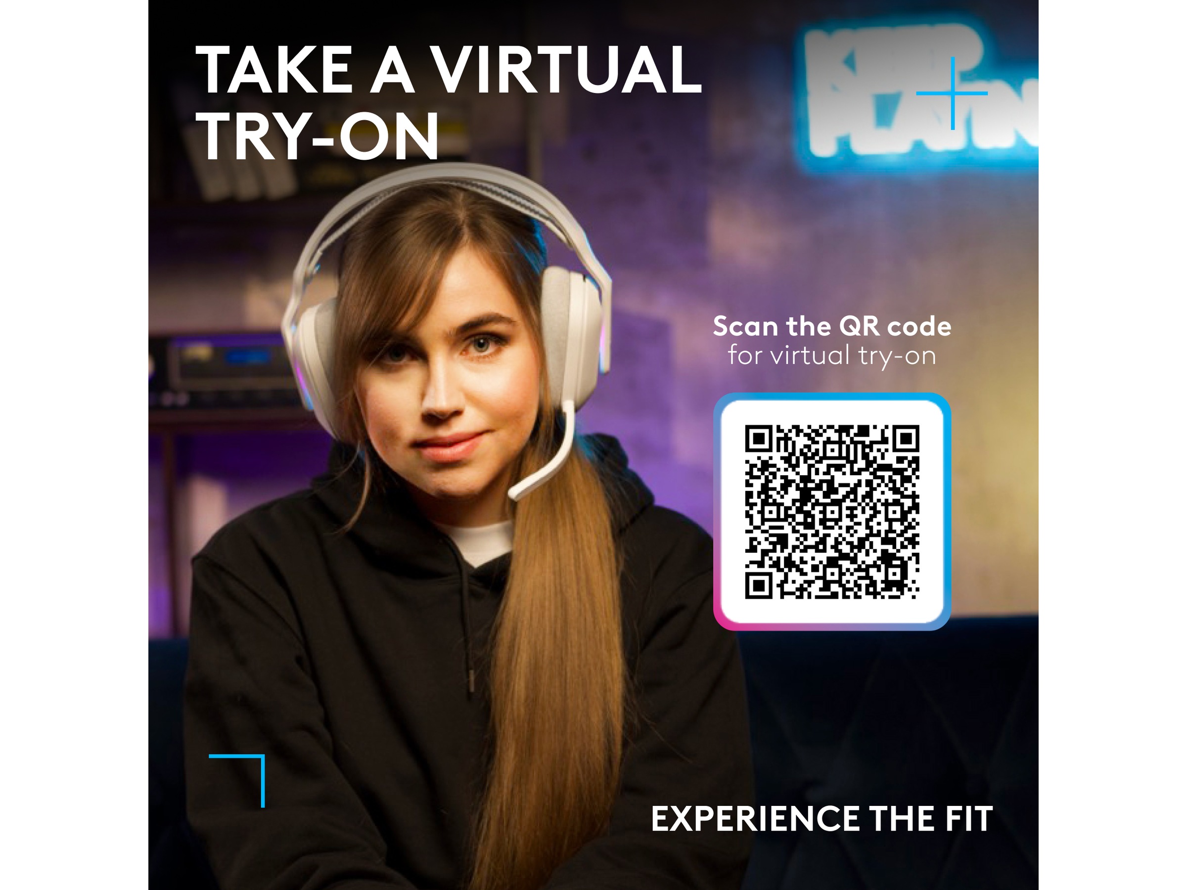 Logitech G522 Lightspeed trådløst gaming-headset (svart) -B-Grade Demo headset